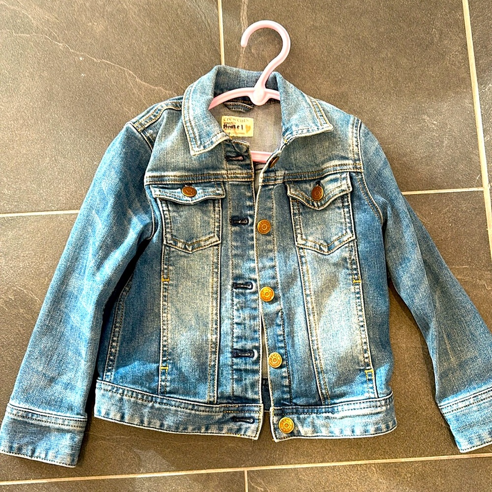 Girls J. Crew Crewcuts jeans jacket. Adorable.